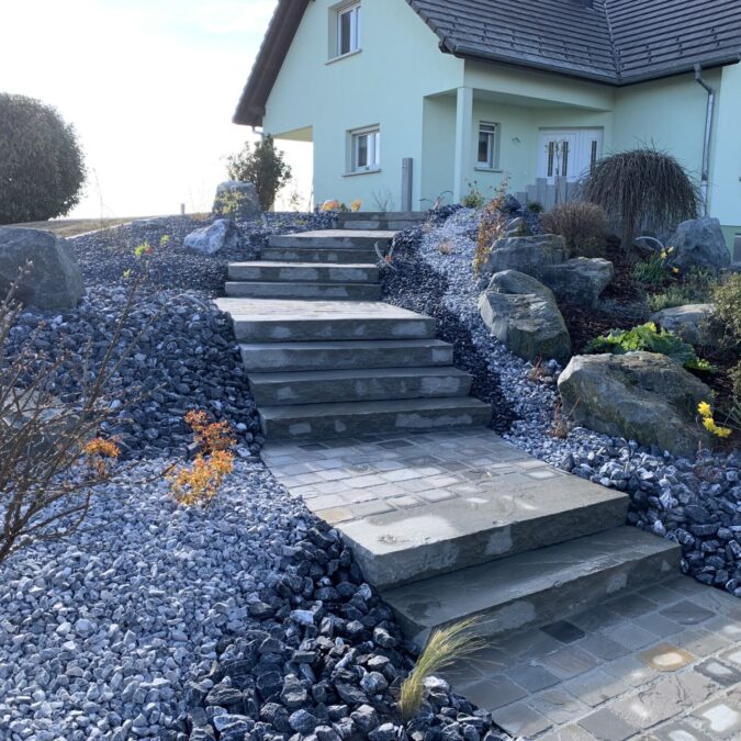 Comment embellir un escalier ext&eacute;rieur ? Riedisheim